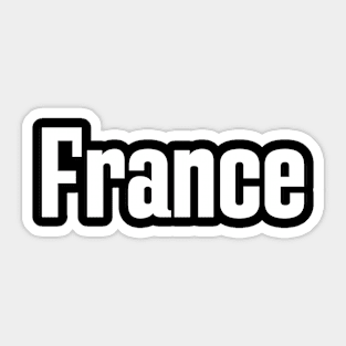 France French Sticker